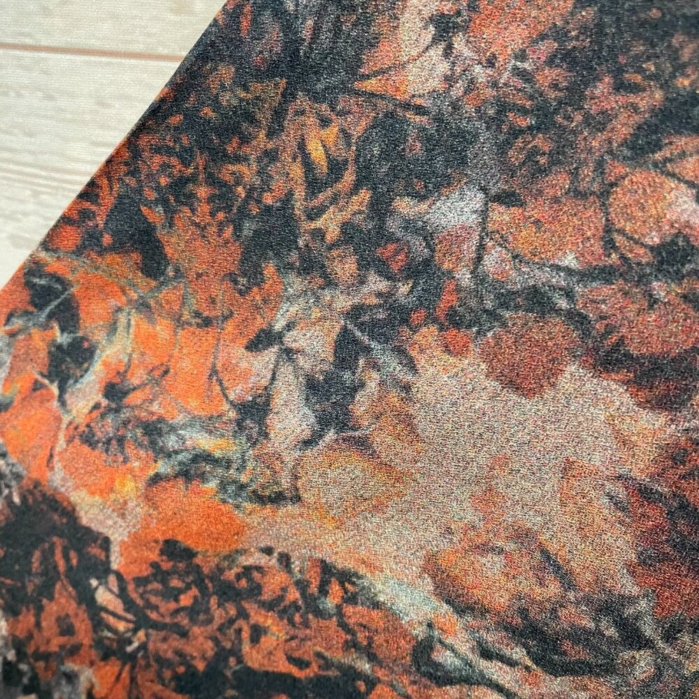 Peruvian Connection Floral Abstract Button Up Shirt - Picture 5 of 7